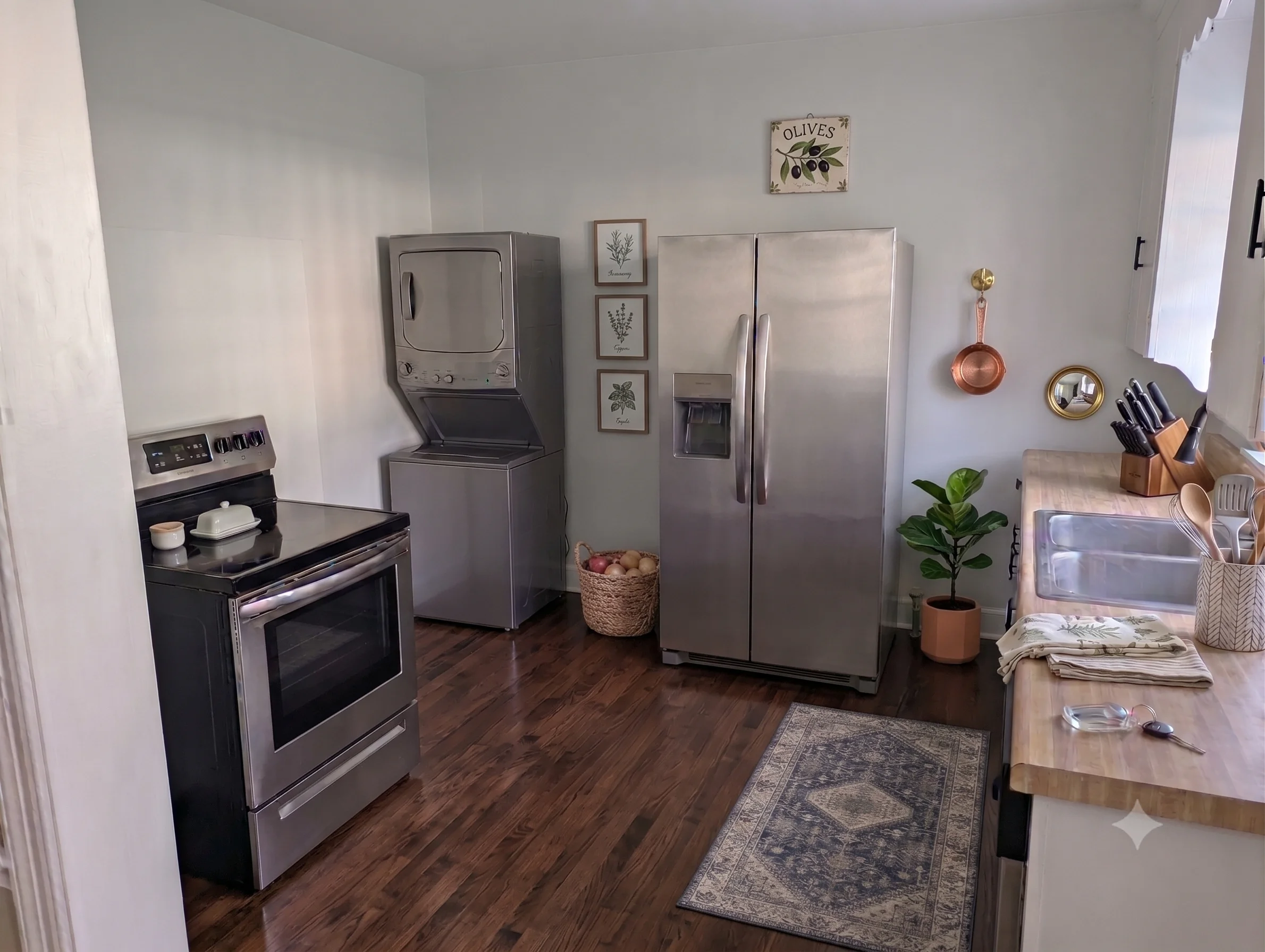 Kitchen with New Appliances